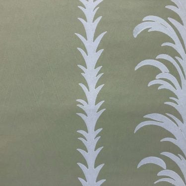 Palm Stripe Wallpaper - Sage