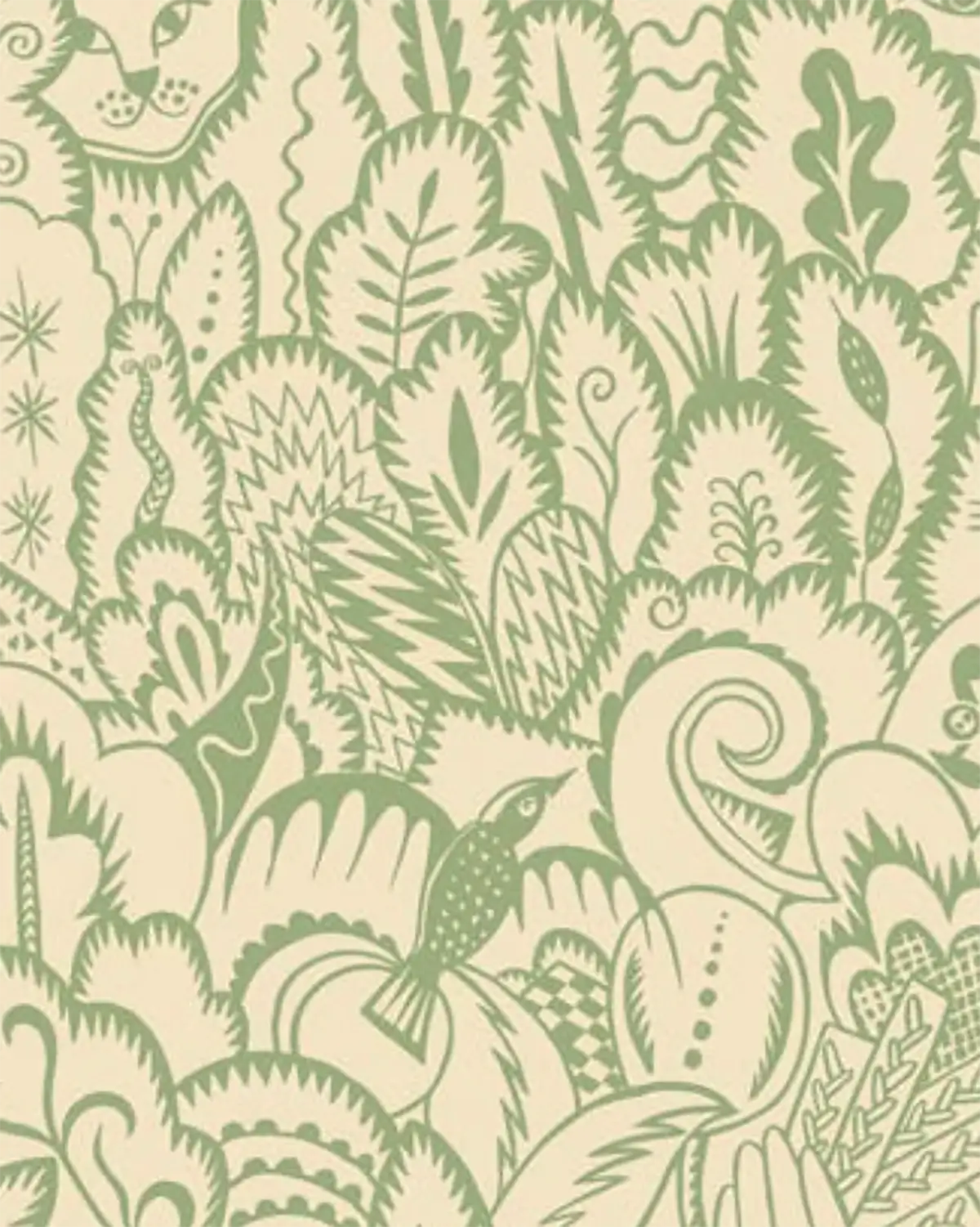Rousseau - Digital - Green on Sand