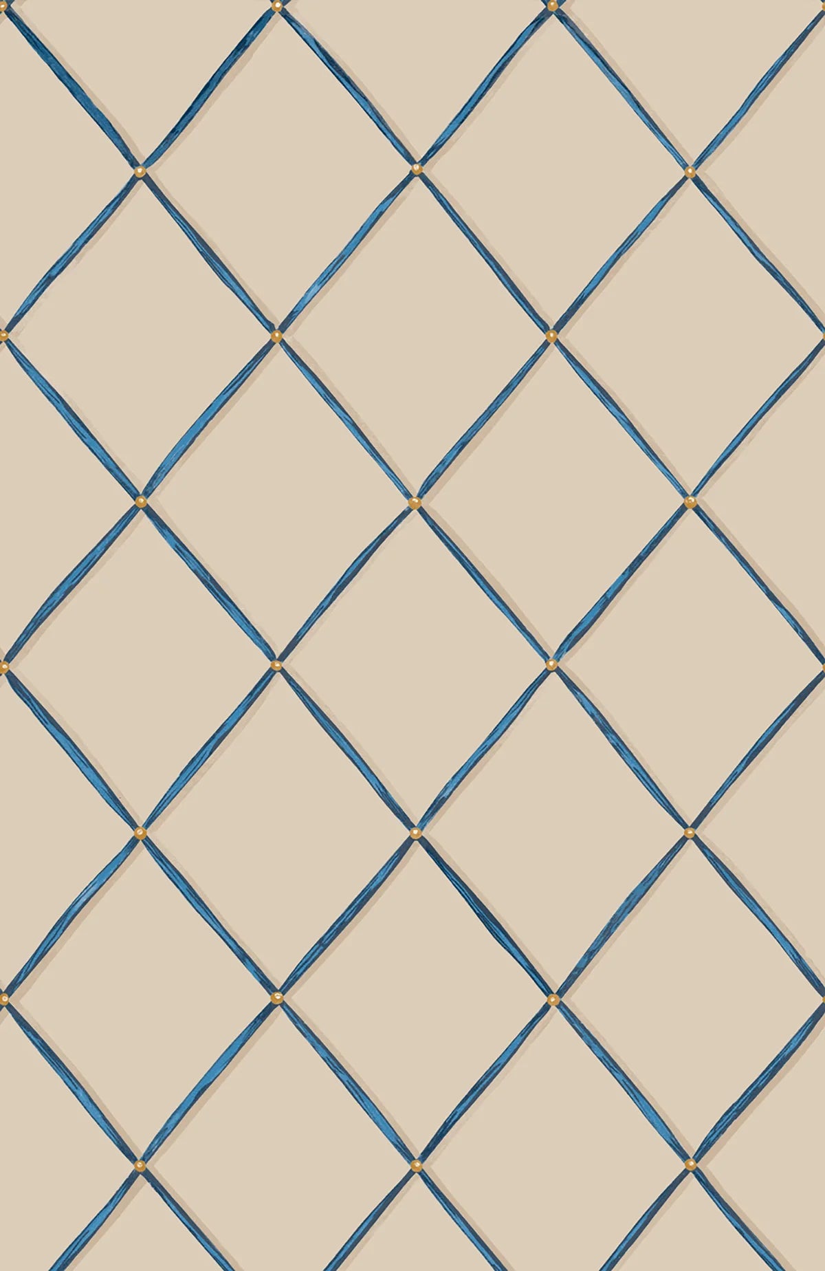 Secret Garden Trellis - Cobalt Blue