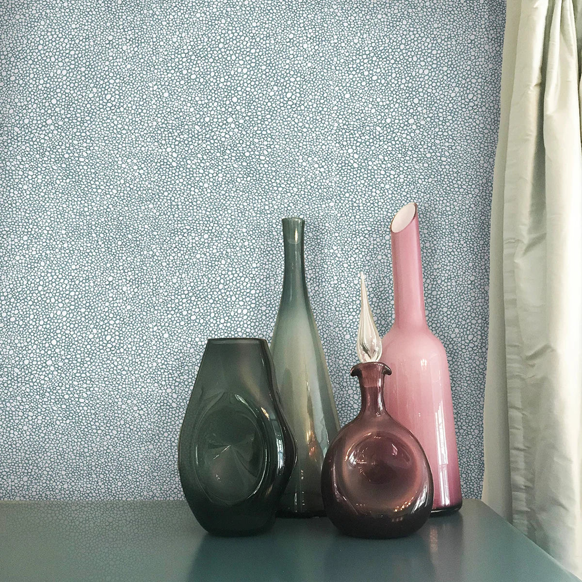 Shagreen Wallpaper - Eau de Nile