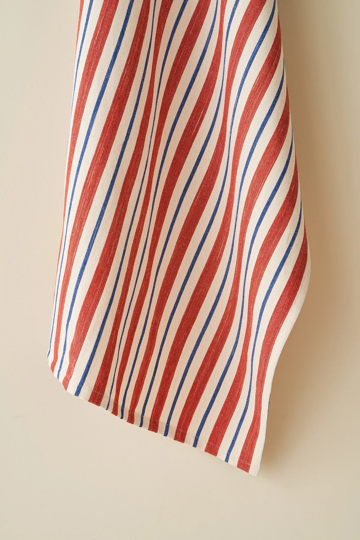 Three Stripe - Terracotta & Blue