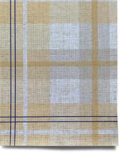 Tartan-Metallic Wallpaper - Blond