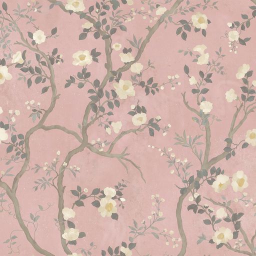 Camellia Wallpaper - Dusky Pink