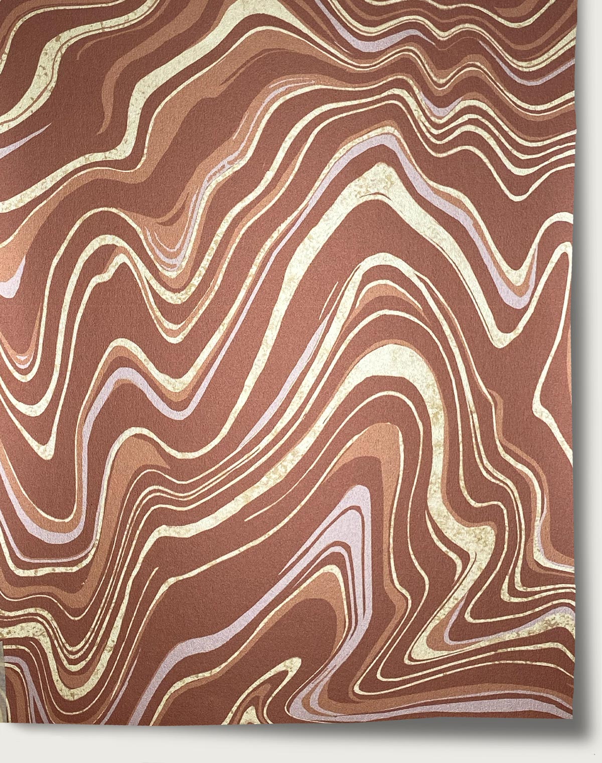 Time Shift Wallpaper - Oxblood