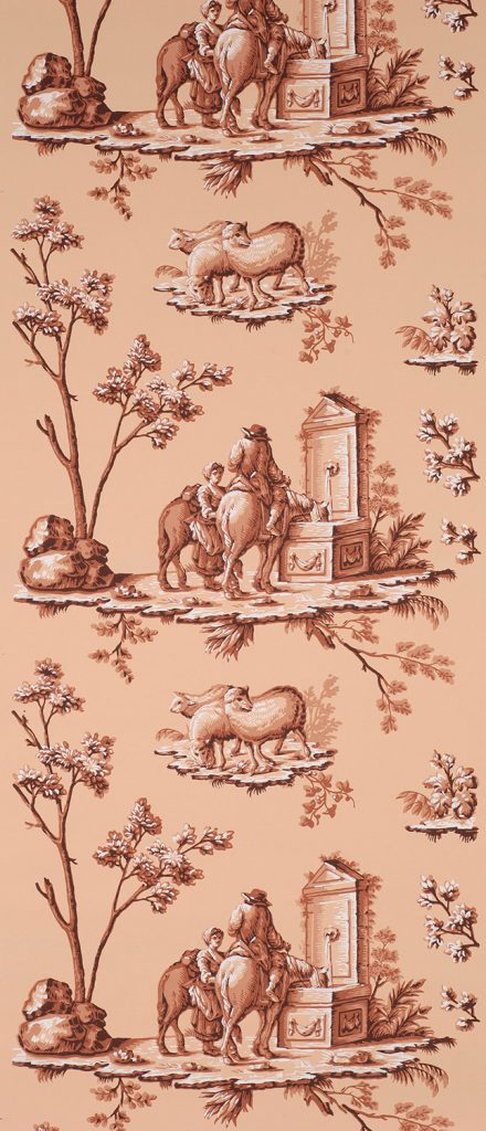 Toile de la Fontaine Wallpaper - B