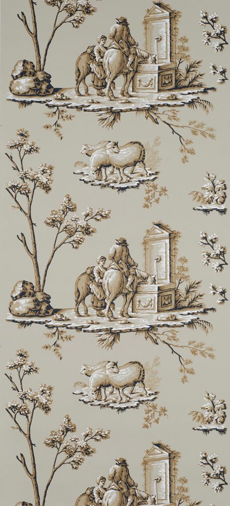 Toile de la Fontaine Wallpaper - C