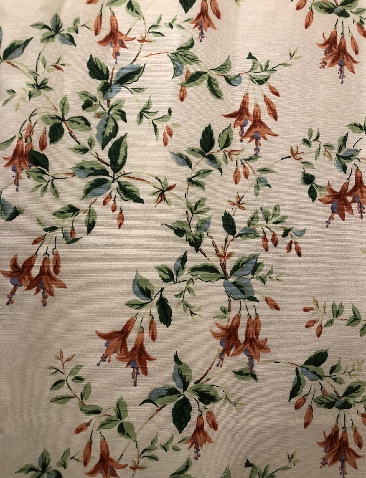 Fuchsia - Salmon & Green