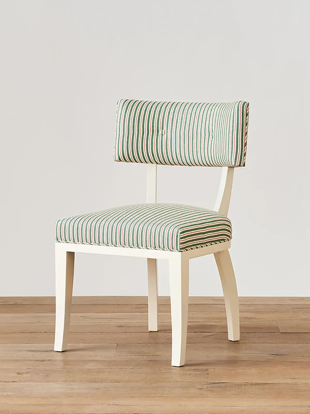 Two Tone Ticking - Aqua & Red