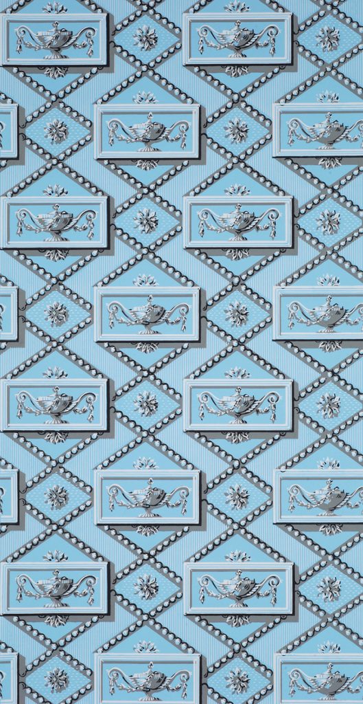 Urns and Medallions Wallpaper - B