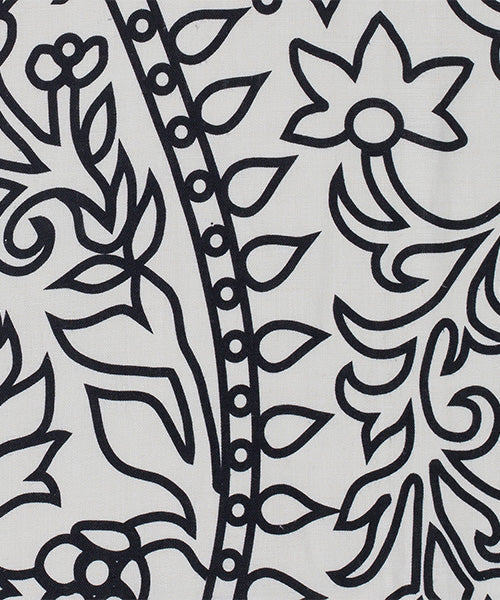 Crazy Paisley - Black & White