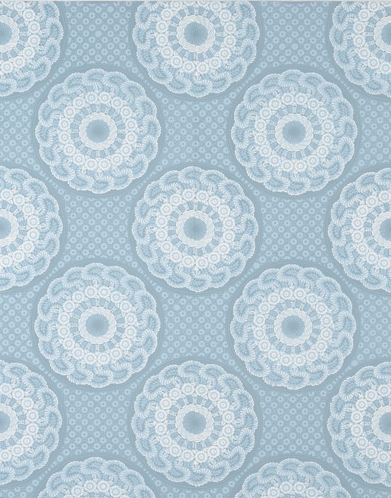 Van Cortland Rosette Wallpaper - A