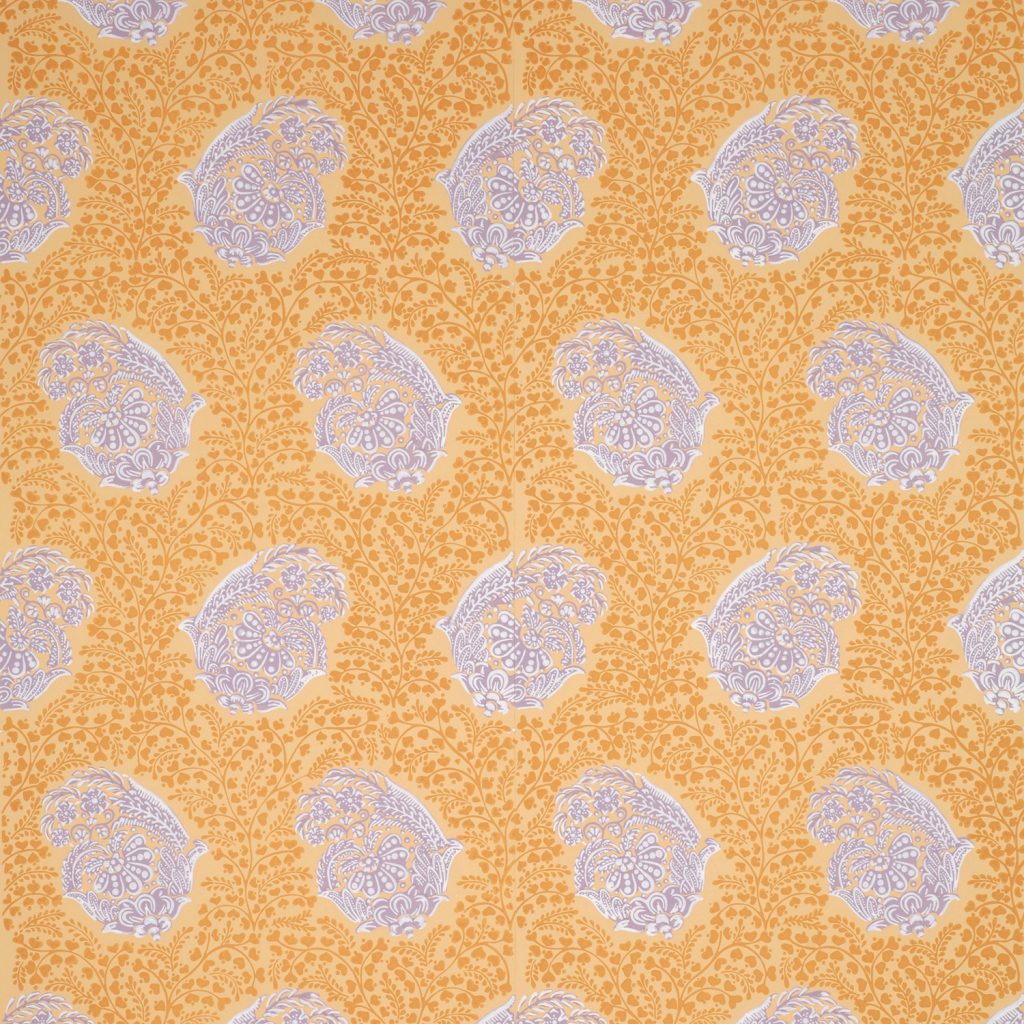 Vine and Paisley - A Yellow