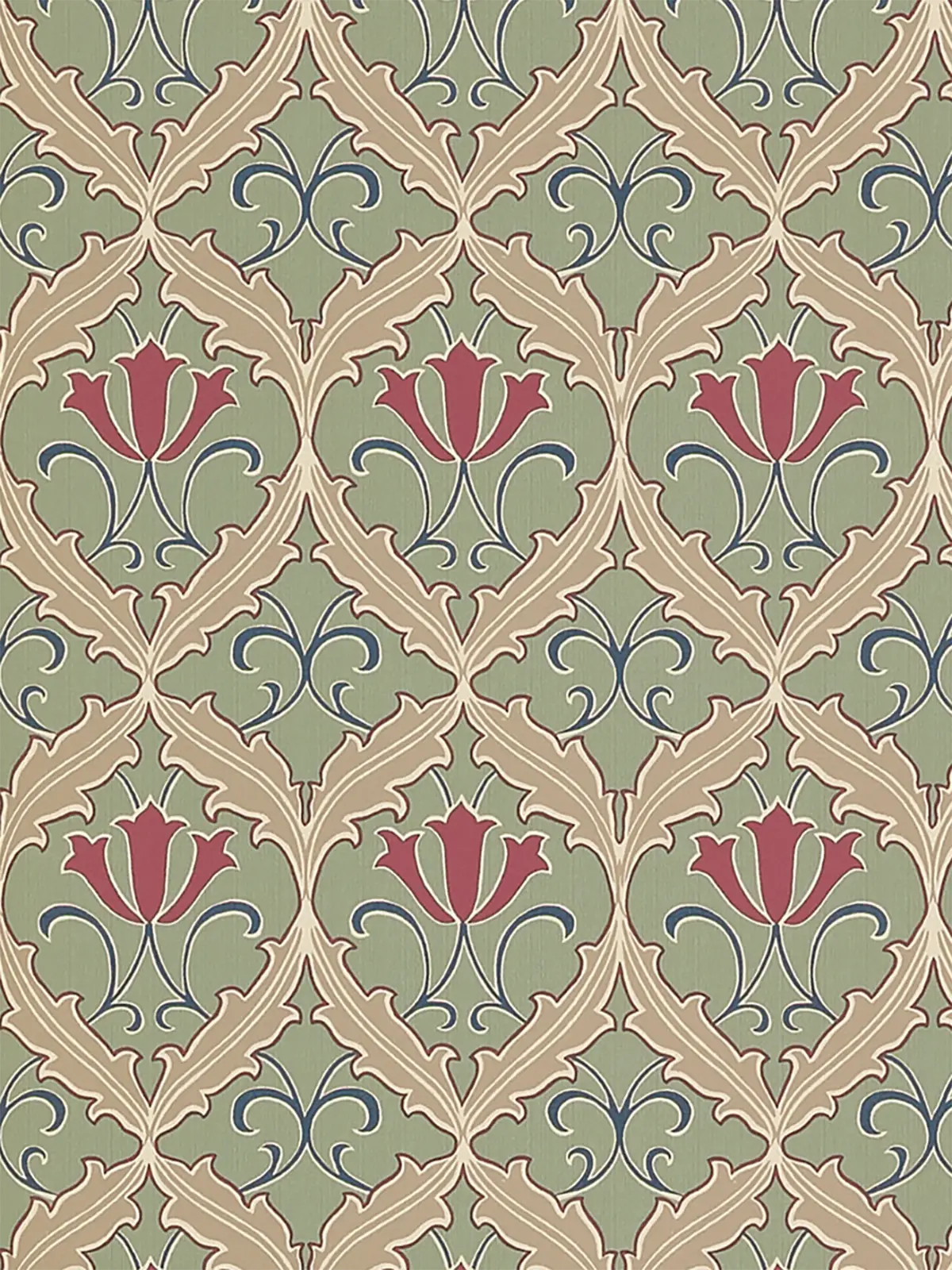 Voysey Trellis Wallpaper
