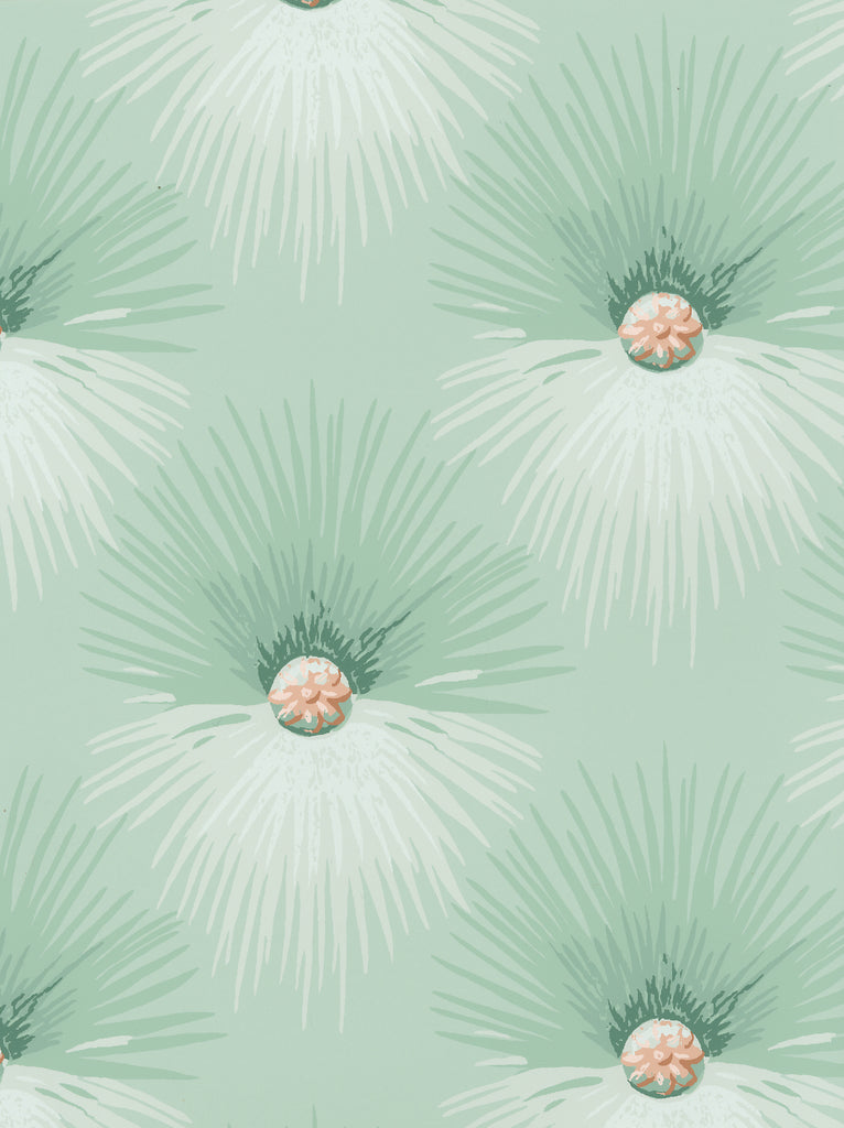 Sheryl Wallpaper - Green/Pink