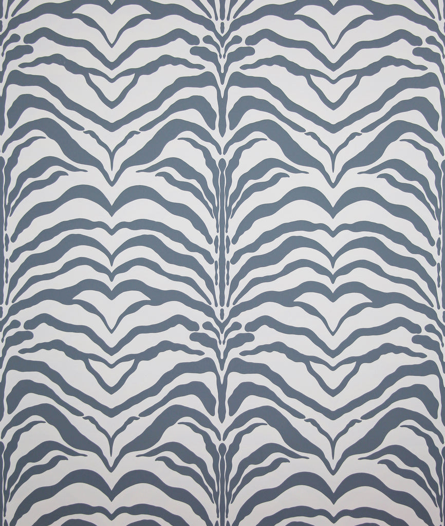 Zebrine Wallpaper - Grey/White