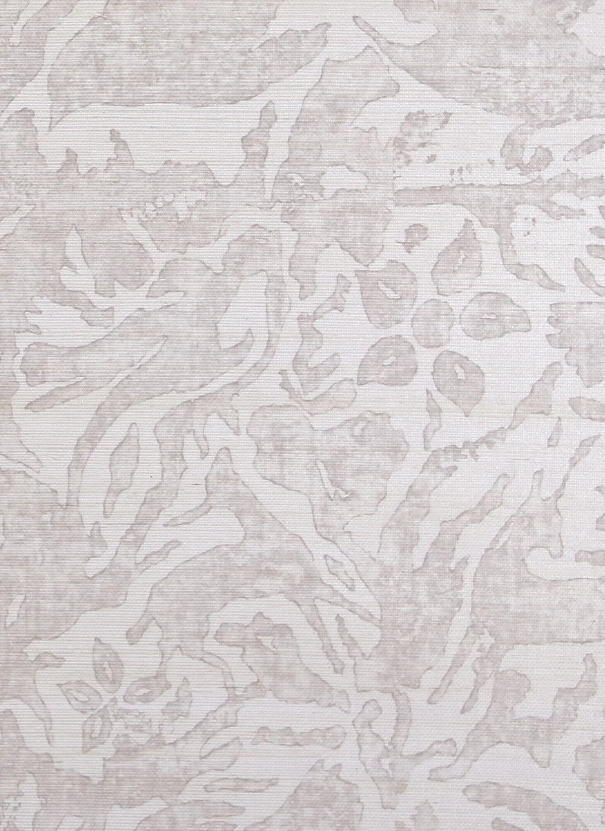 Antelope & Flower Wallpaper - Taupe
