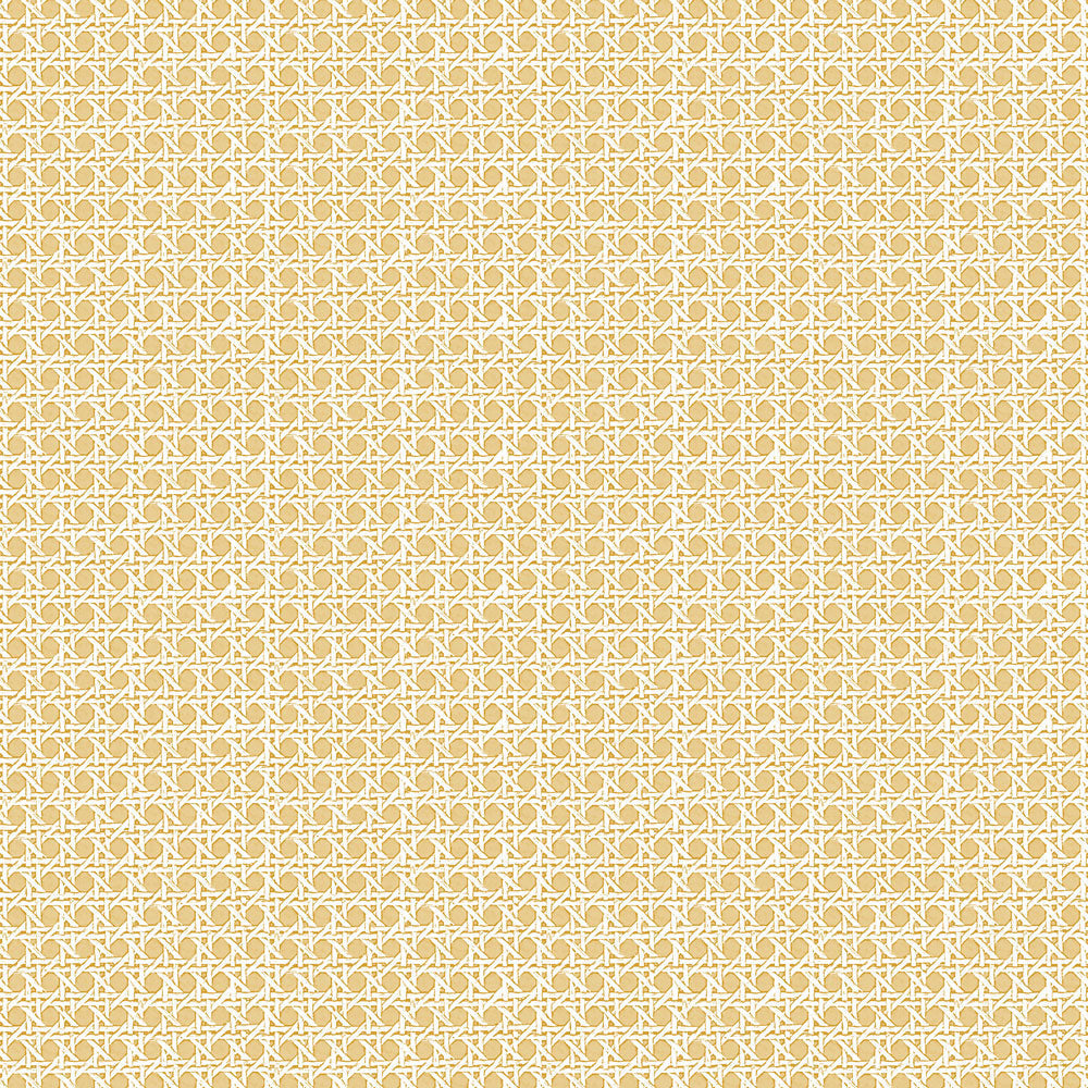 Rattan Grasscloth Wallpaper - Gold