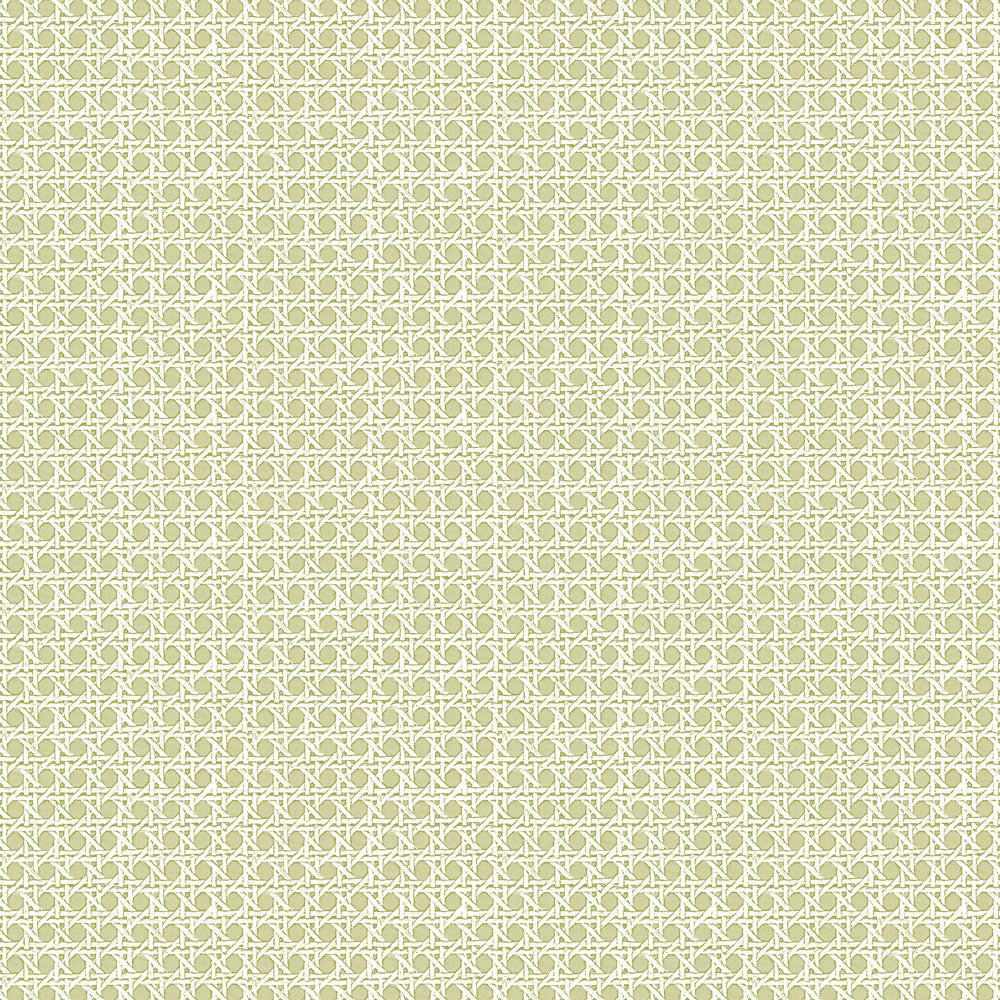Rattan Grasscloth Wallpaper - Celery