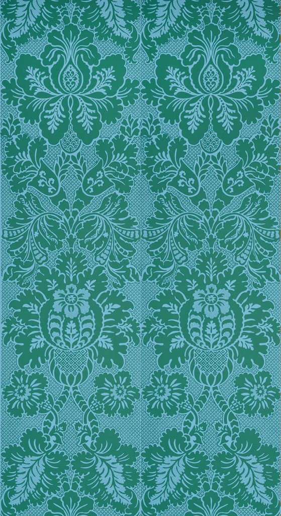 Walpole Damask Wallpaper - A