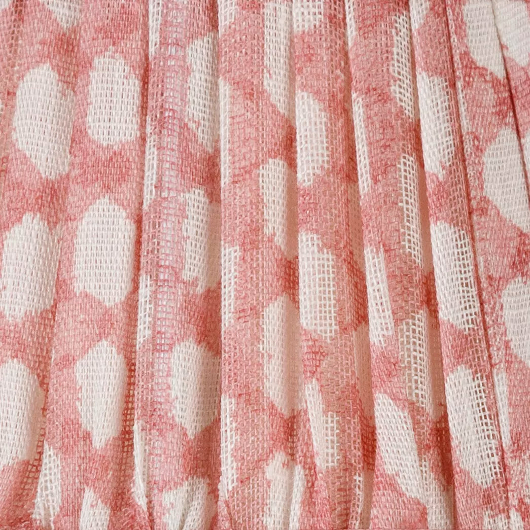 Wicker Lampshade Fabric - Pink