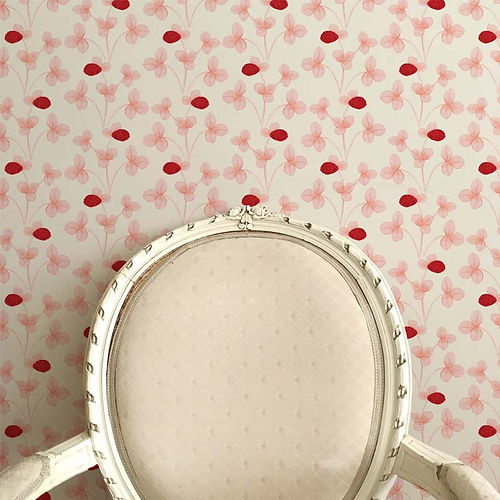 Chintz Constance Wallpaper - Pink