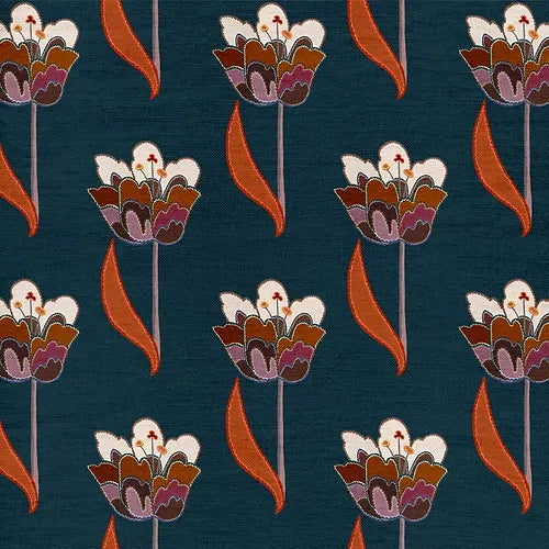 Tulips - Navy Blue