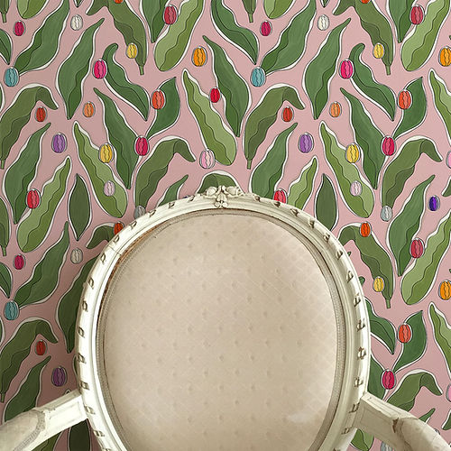 Tulips Festival Wallpaper - Pink