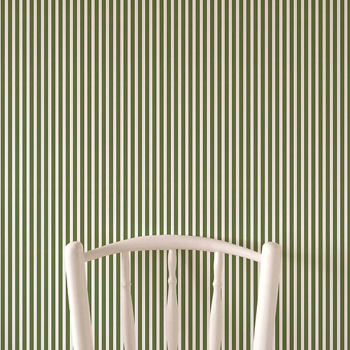 Tuscan Stripes Wallpaper - Green