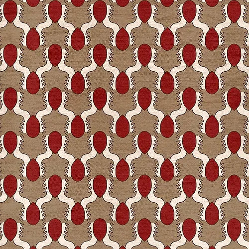 Happy People - Beige & Red