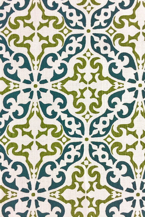 Alcazar - Pacific/Granny Apple on Oyster Linen