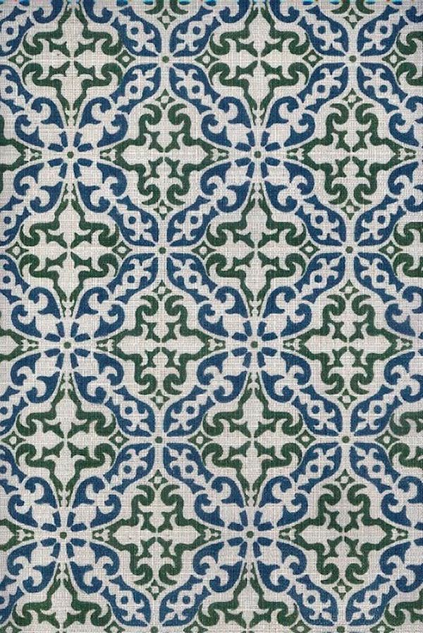 Alcazar - Pacific/Granny Apple on Antique Beige