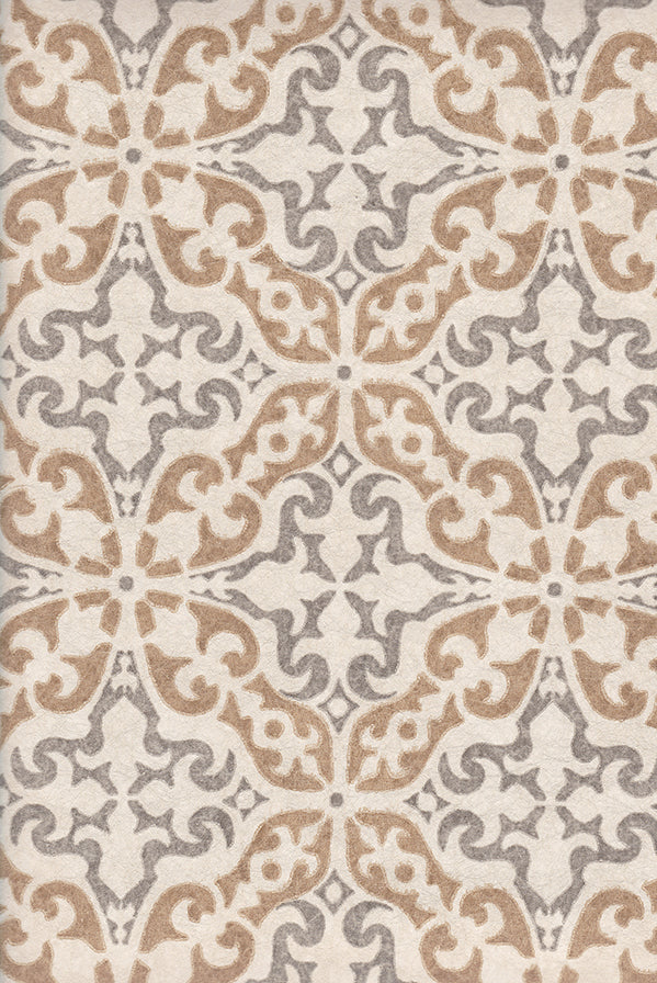 Alcazar Wallpaper - Beige/Dovecote