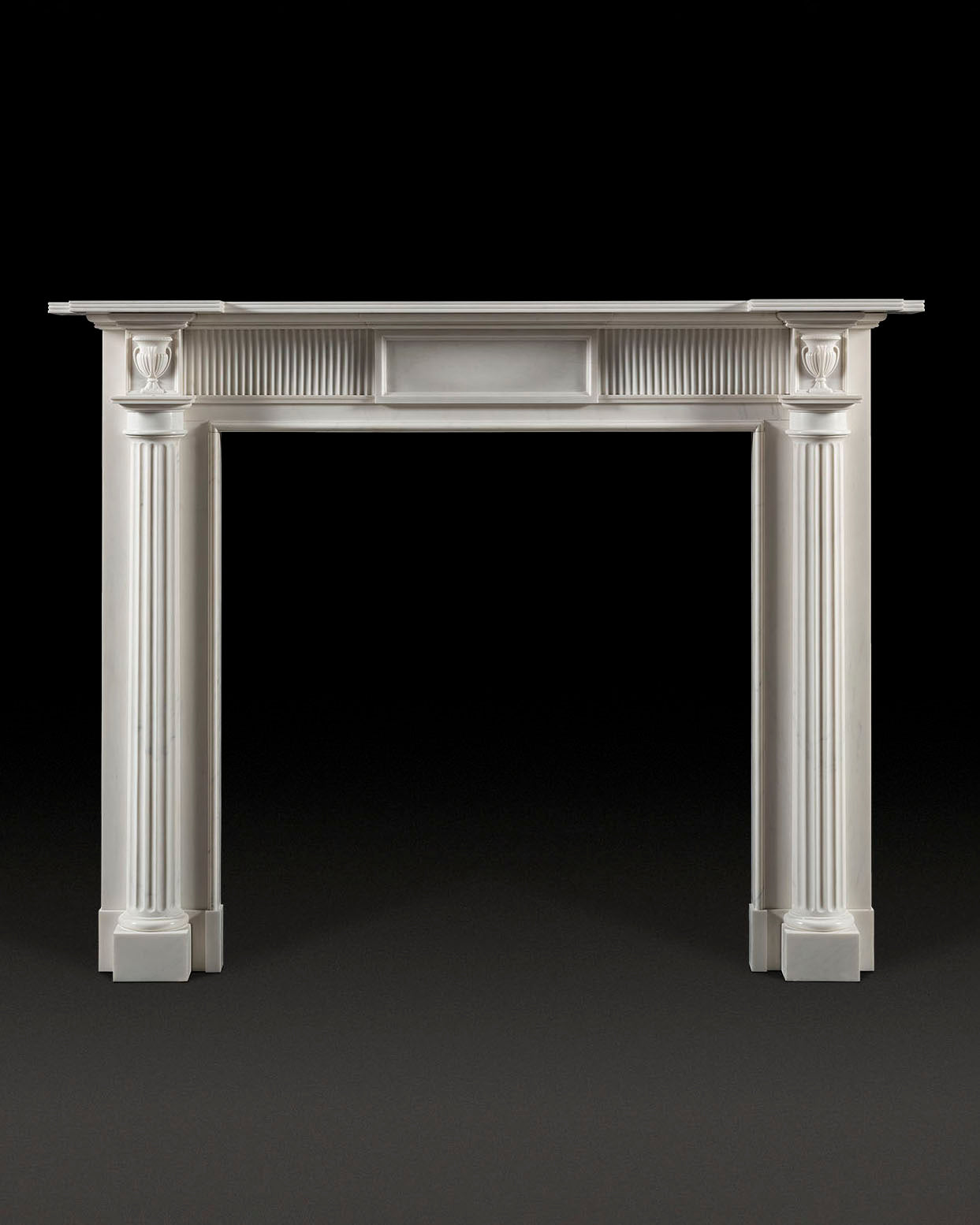 Corsham Chimneypiece - White Marble