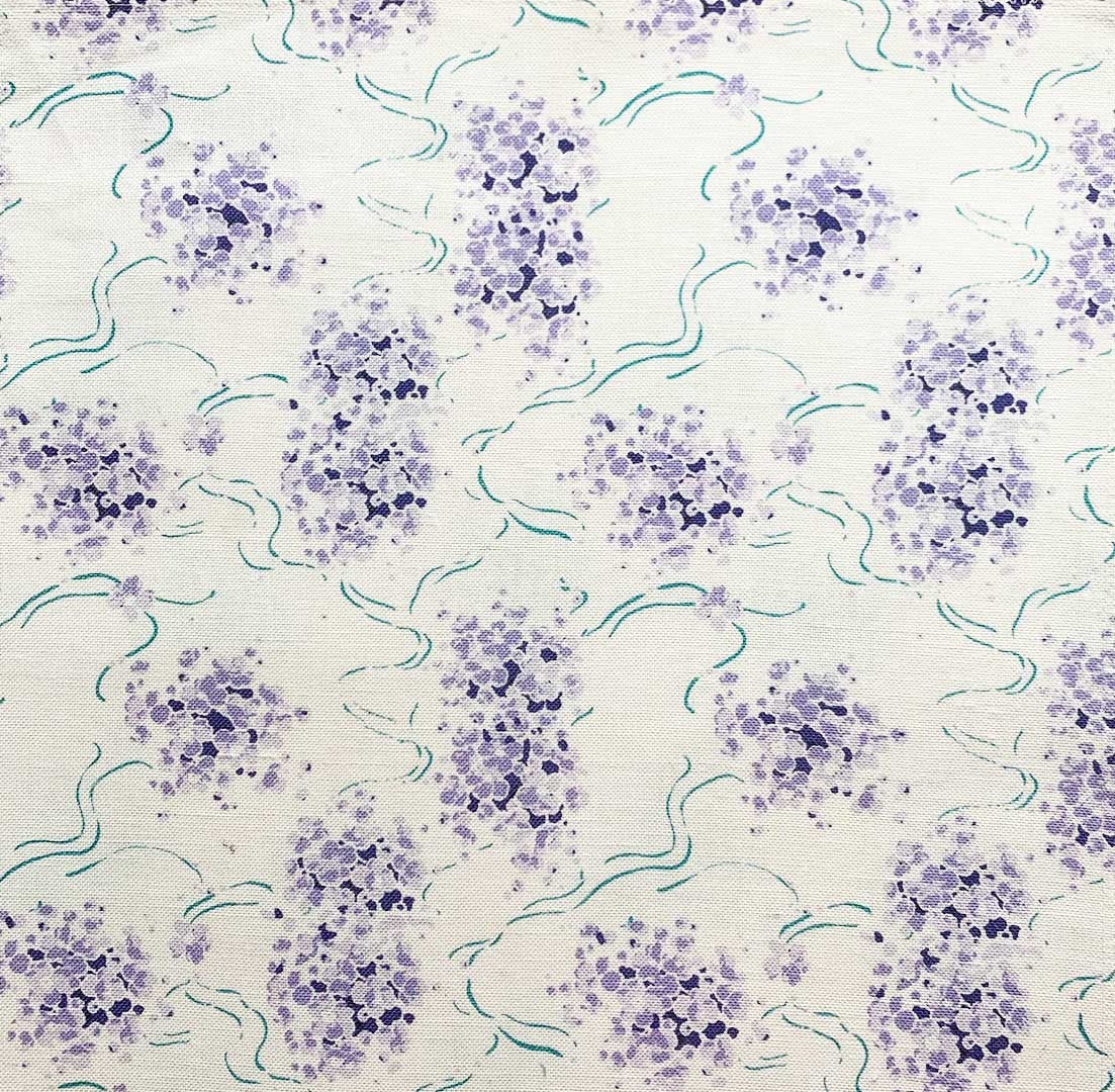 Viola Mini - Violet Turquoise on Oyster White
