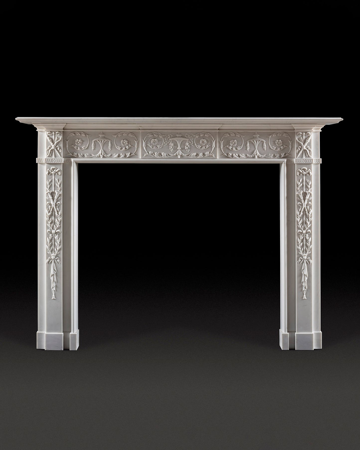 Eden Chimneypiece - White Marble