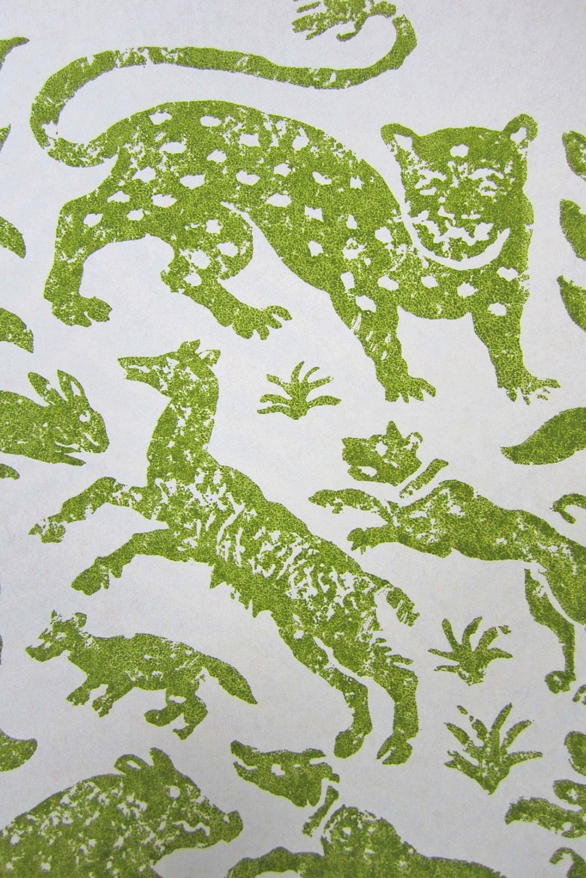 Escorial - Granny Apple on Ivory Cotton Sateen