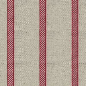 Hopsack Stripe - Peony