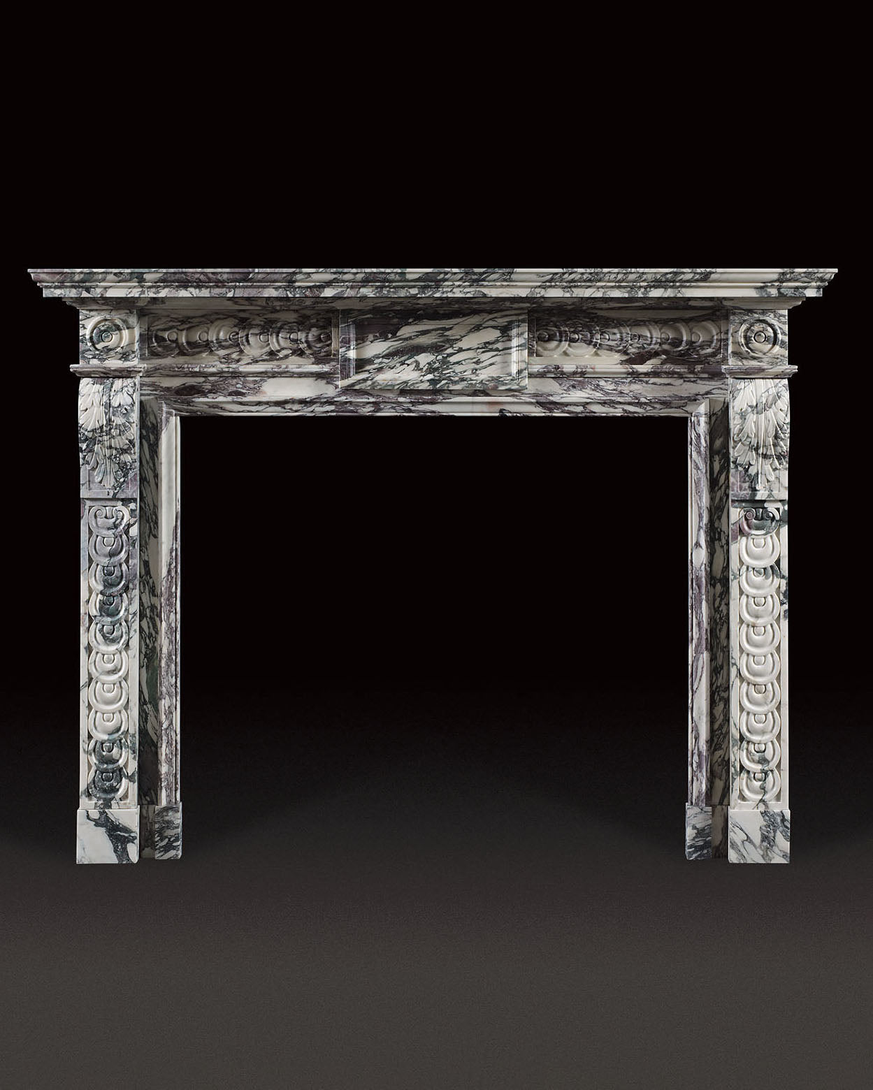 Garendon Chimneypiece - Breche Marble