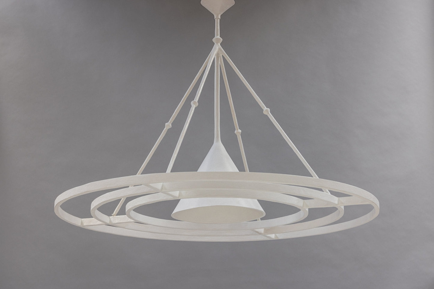 Grande Angele Chandelier - White Plaster