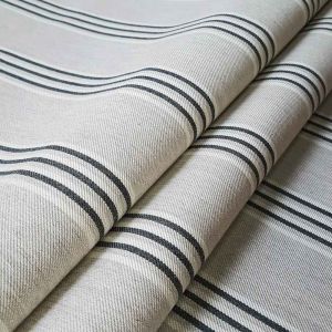 Henley Stripe - Putty/Black