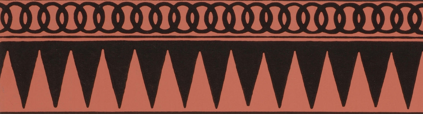 Sawtooth & Guilloche Border