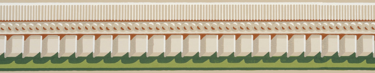 Berrien House Dentil Border