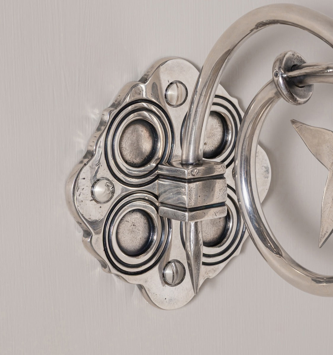 William White Sconce - Antique Silver