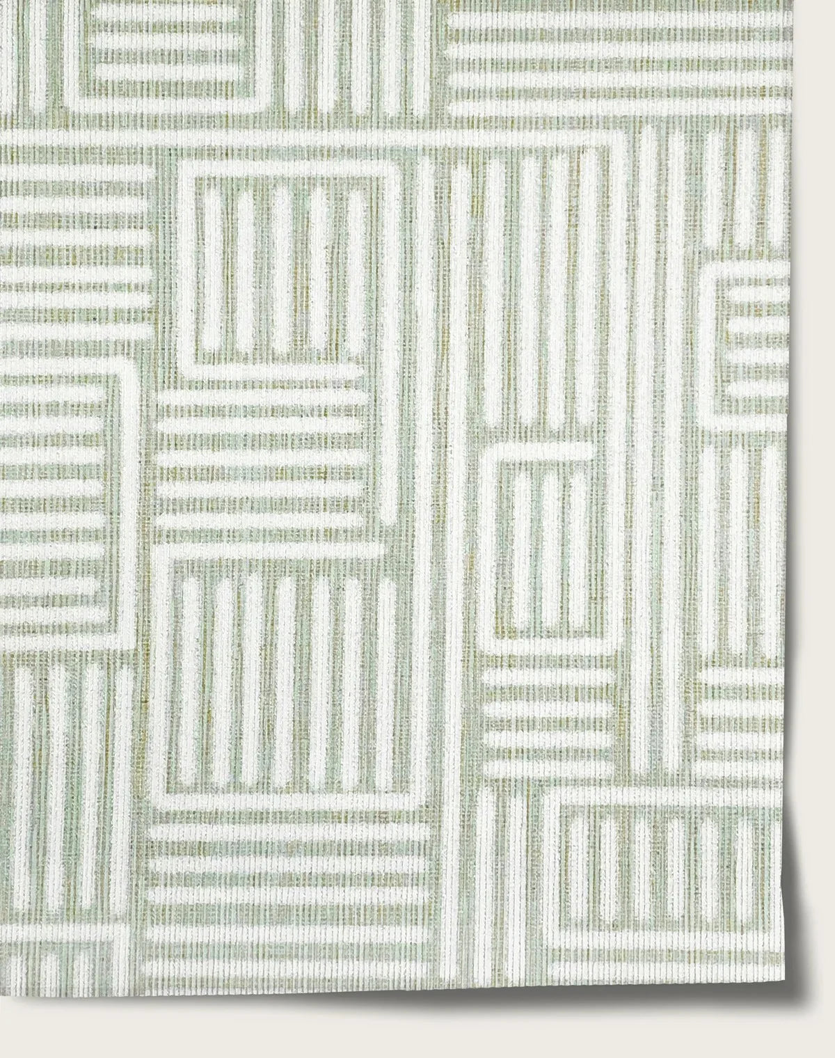 Brickwork Wallpaper - Fern Green