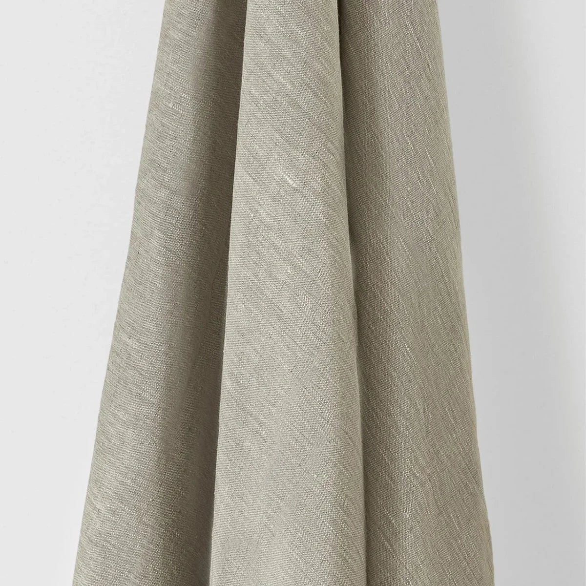 Light Weight Chambray Linen - Natural / White