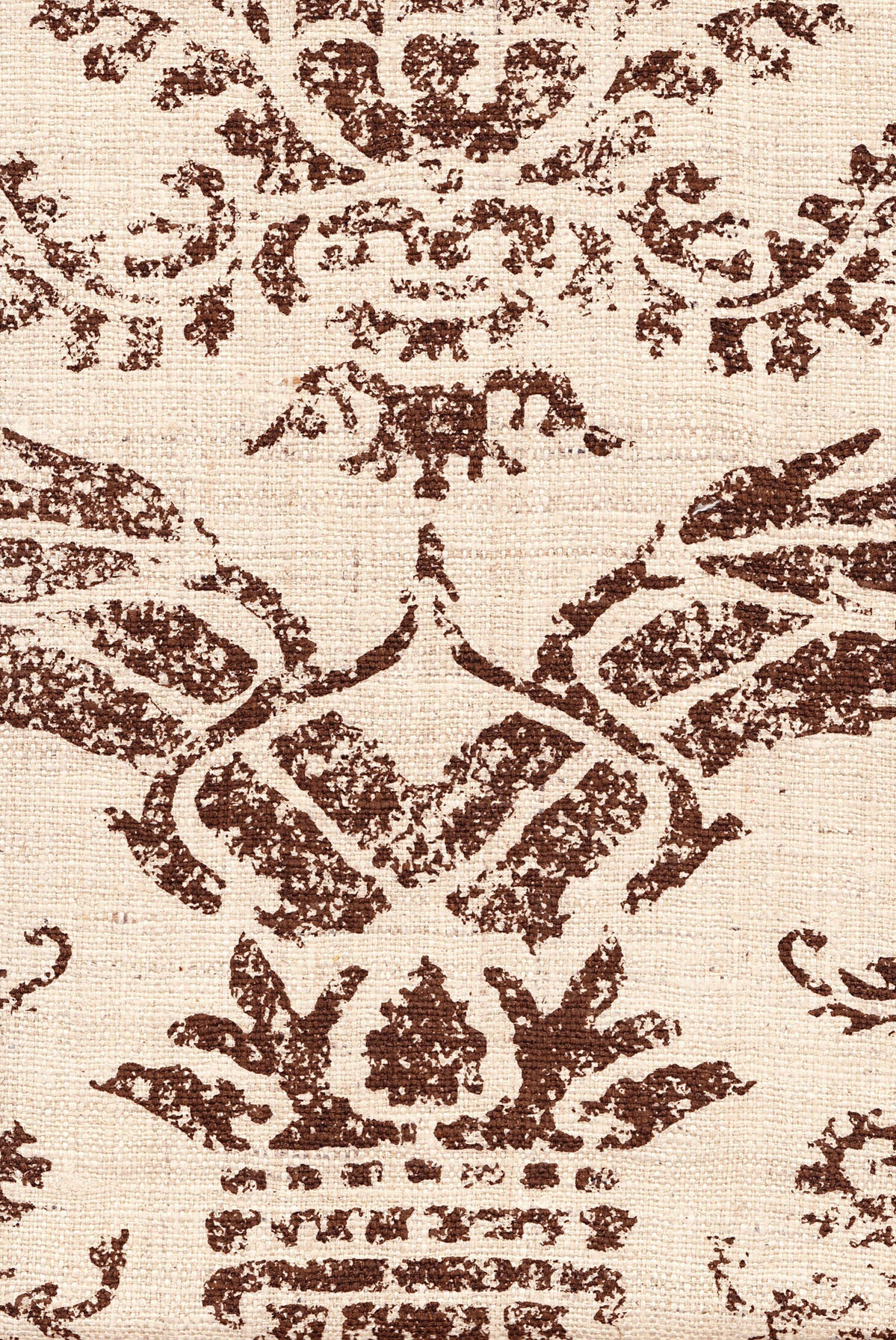 Izmir - Chocolate on Natural Silk
