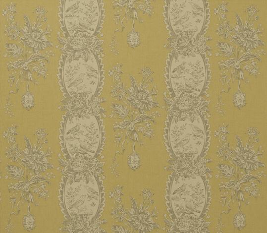 Les Oiseaux Wallpaper - Gold