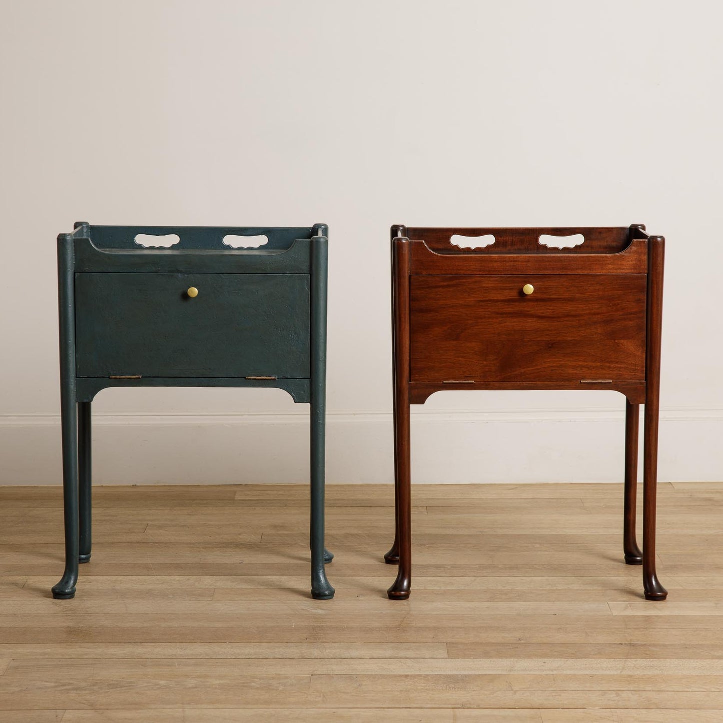 Pot Cupboard - Burnished Teal Paint