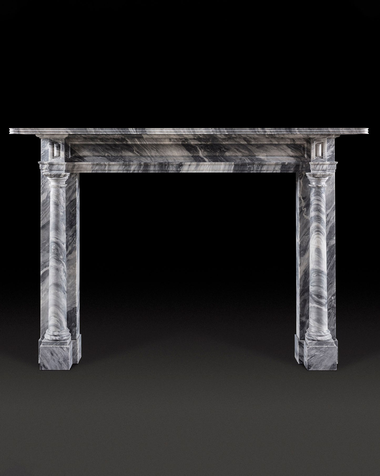 Nesfield Chimneypiece - Bardiglio Marble