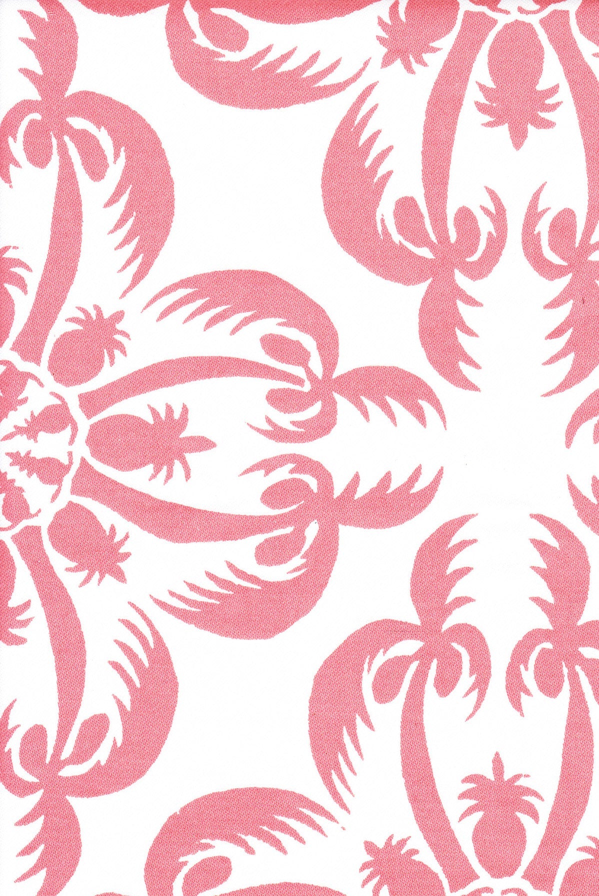Oasis - Watermelon on Oyster Linen/Cotton